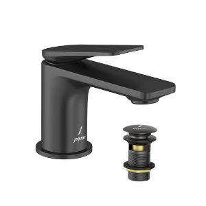 Picture of ก๊อกผสมแบมีตัวสะดือ - สีดำด้าน