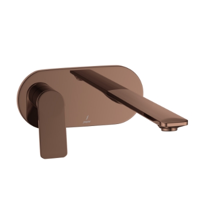 Picture of Exposed Parts of Left Hand Side Operated Single Lever Built-in In-wall Manual Valve  - Blush Gold Bright PVD