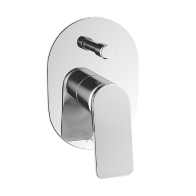 Picture of ชุดวาลว์ก๊อกเดี่ยว ฐานติดกำแพง  - สีดำ