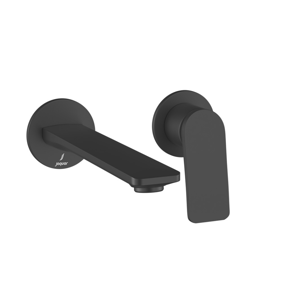 Picture of วาล์วก้านโยกก๊อกผสมฐานติดผนัง  - สีดำด้าน