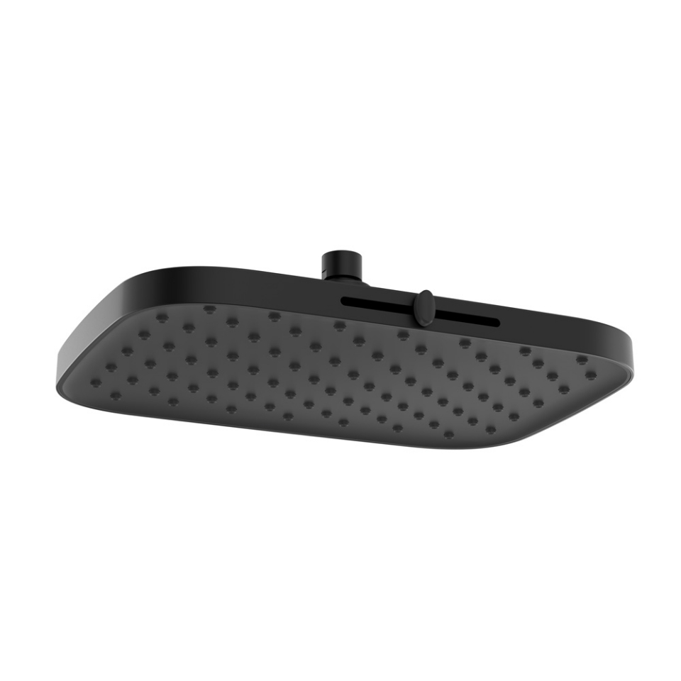 Picture of Octane Slider TriFlow Overhead Shower - Black Matt
