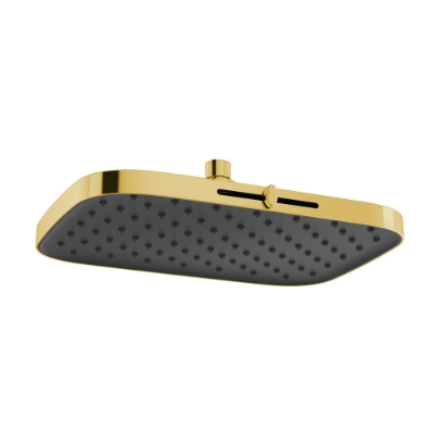 Picture of Octane Slider TriFlow Overhead Shower - Gold Bright PVD