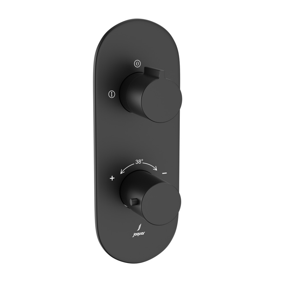 Picture of Aquamax ก๊อกผสมยืนอาบน้ำพร้อมวาล์วเปลี่ยนทิศทาง 2 ทาง - สีดำด้าน