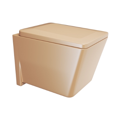 Picture of โถสุขภัณฑ์แขวนผนังแบบไร้ขอบ ติดตั้งถังพักน้ำแบบซ่อนในผนัง