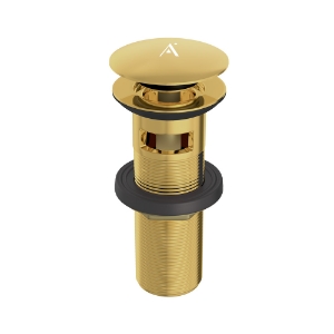 Picture of อ่างล้างจานแบบสะดือคลิกแคล็ก - สีทองสุกสว่าง PVD