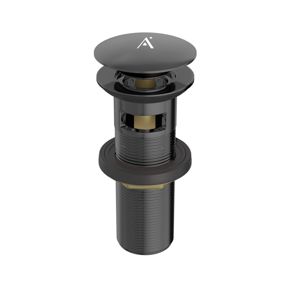 Picture of อ่างล้างจานแบบสะดือคลิกแคล็ก - สีดำโครเมี่ยม