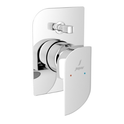 Picture of ชุดอุปกรณ์เปิดปิดของ Diverter แบบก้านเดี่ยวในผนังแบบ Hi Flow - สีดำ