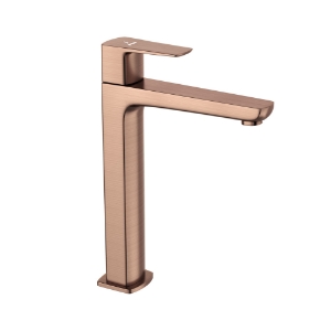 Picture of High Neck Basin Tap - Antique Copper