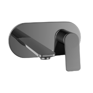 Picture of Exposed Parts of Single Lever Built-in In-wall Manual Valve - Black Chrome