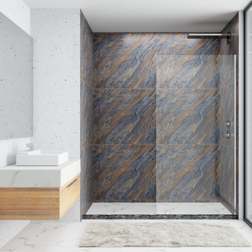 Picture of Stark Free Standing Bathscreen - (Width : 1200-1600)